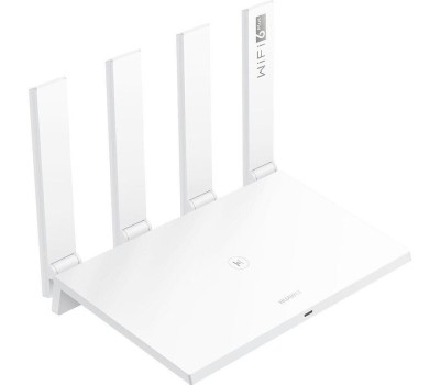 Маршрутизатор HUAWEI 53030ADX WS7001-22 WiFi AX2 Маршрутизатор Wi-Fi 6 AX1500, 3* LAN/WAN ports GE, WHITE