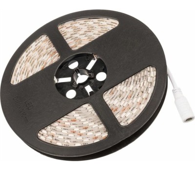 Лента светодиодная LAMPER Лента светодиодная 12В, SMD5050, 14,4Вт/м, 60 LED/м, желтый, 10мм, 5м, IP65
