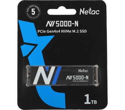 NETAC Накопитель SSD M.2 2280 1TB NVME NT01NV5000N-1T0-E4X