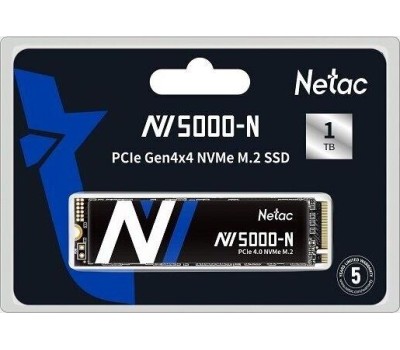 NETAC Накопитель SSD M.2 2280 1TB NVME NT01NV5000N-1T0-E4X