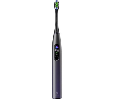 OCLEAN Электрическая зубная щетка X Pro Y2087, насадки для щётки: 1 шт, цвет: фиолетовый [c01000491]