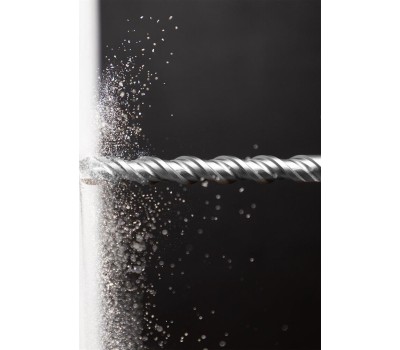 Бур DENZEL Бур по бетону, двойная спираль, три пылеотводящие кромки, 16 x 260 мм 705038