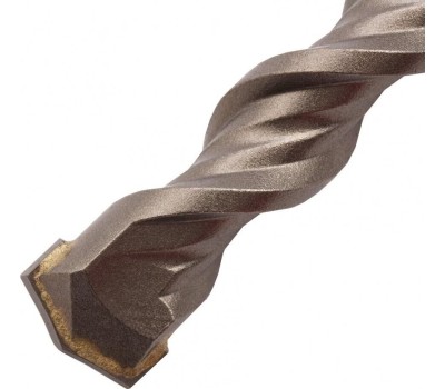 Бур DENZEL Бур по бетону, двойная спираль, три пылеотводящие кромки, 16 x 260 мм 705038