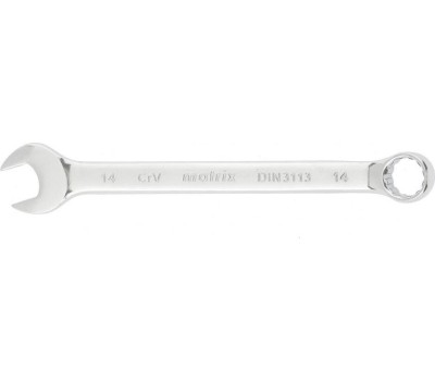 Комбинированный ключ MATRIX Ключ комбинированный, 14 мм, CrV, полированный хром 15158