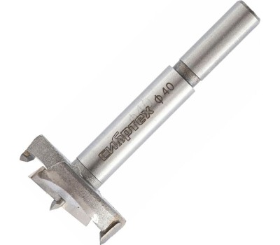 Сверло СИБРТЕХ Сверло Форстнера по дереву, 40 мм, цилиндрический хвостовик 704840