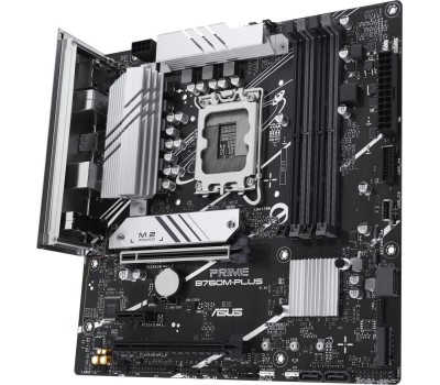 Материнская плата ASUS Материнская плата PRIME B760M-PLUS, Socket LGA 1700, Intel B760, mATX, Ret