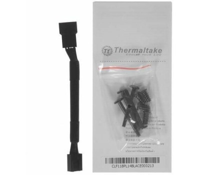 THERMALTAKE Вентилятор Toughfan 14 140мм, 4-pin, 2000об/мин, 25.2 - 33.2 дБ, черный, Ret [cl-f118-pl14bl-a]