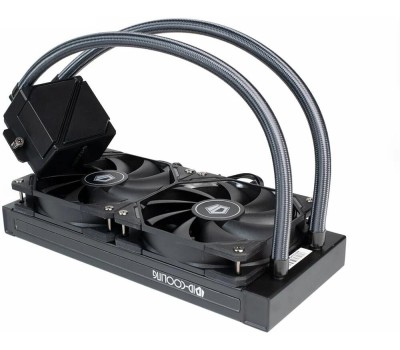 ID-COOLING Система водяного охлаждения Dashflow 240 Basic, 4-pin, одноцветная, 120мм, черный, retail [dashflow 240 basic black]