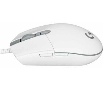 LOGITECH Мышь проводная игровая G102 LightSync (Световая синхронизация) белый (USB, 8000dpi, 6but) (910-005809)