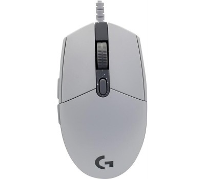 LOGITECH Мышь проводная игровая G102 LightSync (Световая синхронизация) белый (USB, 8000dpi, 6but) (910-005809)