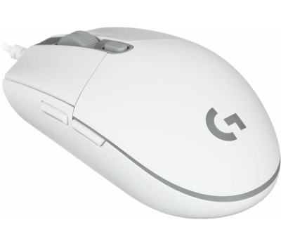 LOGITECH Мышь проводная игровая G102 LightSync (Световая синхронизация) белый (USB, 8000dpi, 6but) (910-005809)