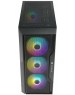 Корпус для ПК AZZA Корпус ATX Fighter, Midi-Tower, без БП, черный [csaz-290 fighter]