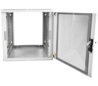 ЦМО Шкаф коммутационный ШРН-М-9.650 настенный, стеклянная передняя дверь, 9U, 600x475x650 мм