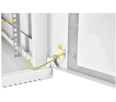 ЦМО Шкаф коммутационный ШРН-М-9.650 настенный, стеклянная передняя дверь, 9U, 600x475x650 мм