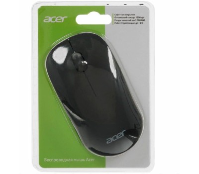 Мышь Acer OMR130 [ZL.MCEEE.00F] черный оптическая (1200dpi) беспроводная USB (3but)