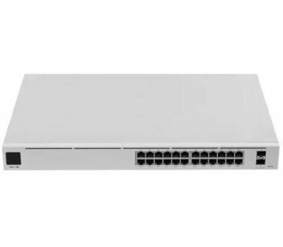 UBIQUITI Коммутатор UniFi Switch 24 PoE |USW-24-POE| PoE-коммутатор в стойку, 24х 1G RJ45, 2х SFP, раздача 95 |USW-24-POE| Вт (028554) {2}