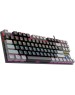 Клавиатура OKLICK Клавиатура K600X, проводная, USB, механическая, черный/серый