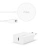 TTEC Беспроводная зарядка AirCharger M+ MagSafe Wireless Charger&PD Charger. Цвет: белый