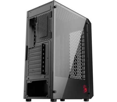 Корпус для ПК BLOODY Корпус ATX BD-CC114, Midi-Tower, без БП, черный [bd-cc114-bk]