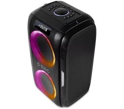 TTEC Беспроводная Bluetooth колонка Carnival Pro 120W Portable Bluetooth Party Speaker. Цвет: черный
