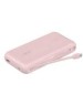 BELKIN Внешний аккумулятор BoostСharge Power Bank 20000mAh USB-A&USB-C 30W со встроенным кабелем USB-C. Цвет: розовый