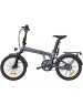 Электровелосипед ADO Air 20 Pro (серый) Складной городской электровелосипед, колеса 20