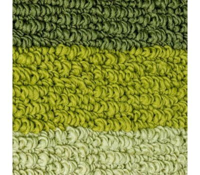 САНАКС - Коврик в ванную СТАР-ЛООП, одинарный, ЗЕЛЁНЫЙ, 550 х 900 мм, 100% полиэстер 00814