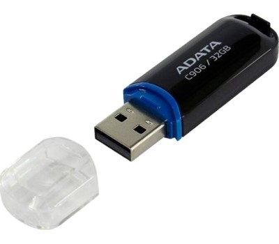 USB флеш A-DATA 32GB C906 черный (AC906-32G-RBK)