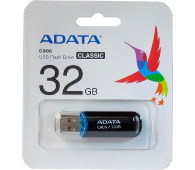 USB флеш A-DATA 32GB C906 черный (AC906-32G-RBK)