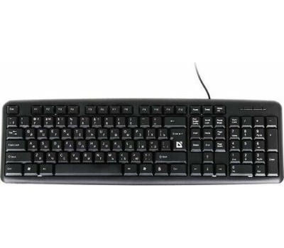 Клавиатура DEFENDER (45520) ELEMENT HB-520 PS/2 RU черный