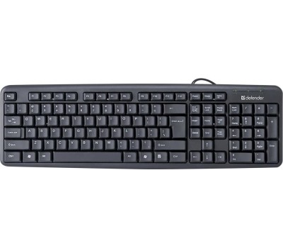 Клавиатура DEFENDER (45520) ELEMENT HB-520 PS/2 RU черный