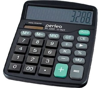калькулятор PERFEO (PF-3288) 12-разр., GT, черный