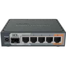 Роутер MIKROTIK hEX S, черный (rb760igs)