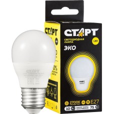 Лампа СТАРТ LEDSPHEREE27 10W 30 WS