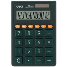 DELI Калькулятор карманный EM130GREEN зеленый 12-разр.