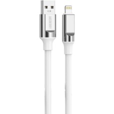 Кабель AKSBERRY (6900291900017) X159 Silicone USB-A Lightning, белый