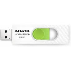 A-DATA Флеш Диск 128GB UV320 AUV320-128G-RWHGN USB3.2 белый/зеленый