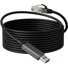 BURO Кабель BU-USB-A-LAN100-2m, USB 2.0 A(m) (прямой) - RJ-45 (m) (прямой), 2м, пакет