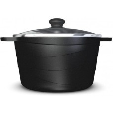 Кастрюля NEVA NG6640 а/пр литая 4,0л стекл/кр Granite