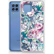 BORASCO Чехол (клип-кейс) ArtWorks, для Samsung Galaxy M32, прозрачный/рисунок [51432]