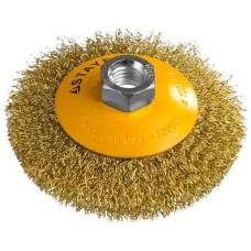 STAYER Щетка дисковая 35133-100, по дереву, металлу, 100мм, 14мм