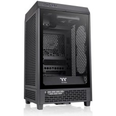 Корпус для ПК THERMALTAKE Корпус The Tower 200/Black/Win/SPCC/Tempered Glass*1/CT140 Fan*2/Color Box