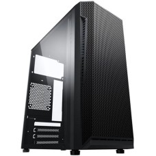 Корпус ACD Корпус Coffre 104G mATX, Black, CPU 140mm, VGA 245mm, PSU 285mm, 2x3.5INT, 1x2.5INT, 2xUSB 2.0, 1xUSB 3.0, HD Audio, w/o FAN, w/o PSU, TG