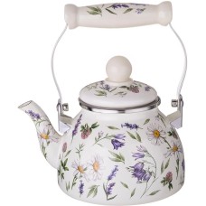 Чайник AGNESS ЧАЙНИК ЭМАЛИРОВАННЫЙ СО СЪЕМНЫМ ФИЛЬТРОМ ИЗ НЖС СЕРИЯ 