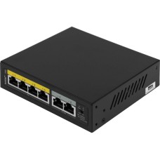 Коммутатор NETIS Коммутатор P106C (L2) 6x100Мбит/с 4PoE+ 55W неуправляемый