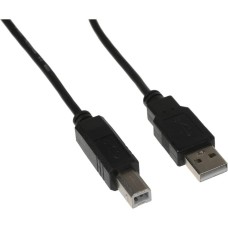 KINGPRICE Кабель KP-AmBm-v2-3m ver2.0 USB A (m) USB B(m) 3м черный