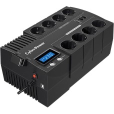 CYBERPOWER Источник бесперебойного питания (ИБП) BR700E, Line-Interactive, 700VA/420W, 8 (4+4) Schuko розеток, USB. / CBR-BR700EA / UPS BR700E, Line-Interactive, 700VA/420W, 8 (4+4) Schuko sockets, USB
