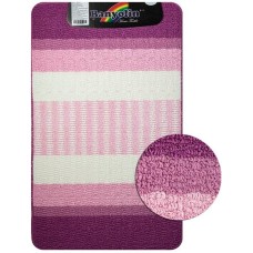 САНАКС - Коврик в ванную СТАР-ЛООП, одинарный, РОЗОВЫЙ, 550 х 900 мм, 100% полиэстер 00815