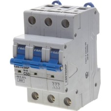 СВЕТОЗАР ВА-60, 3P, 50А, C, 6кА, автоматический выключатель (SV-49063-50-C)