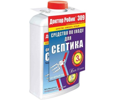 Средство для септиков ДОКТОР РОБИК По уходу за септиком 309